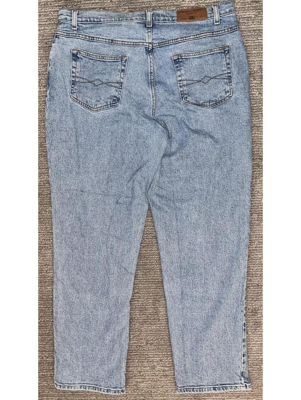 Vintage Faded Glory Stretch Blue Jeans Size 18 PET Woman's